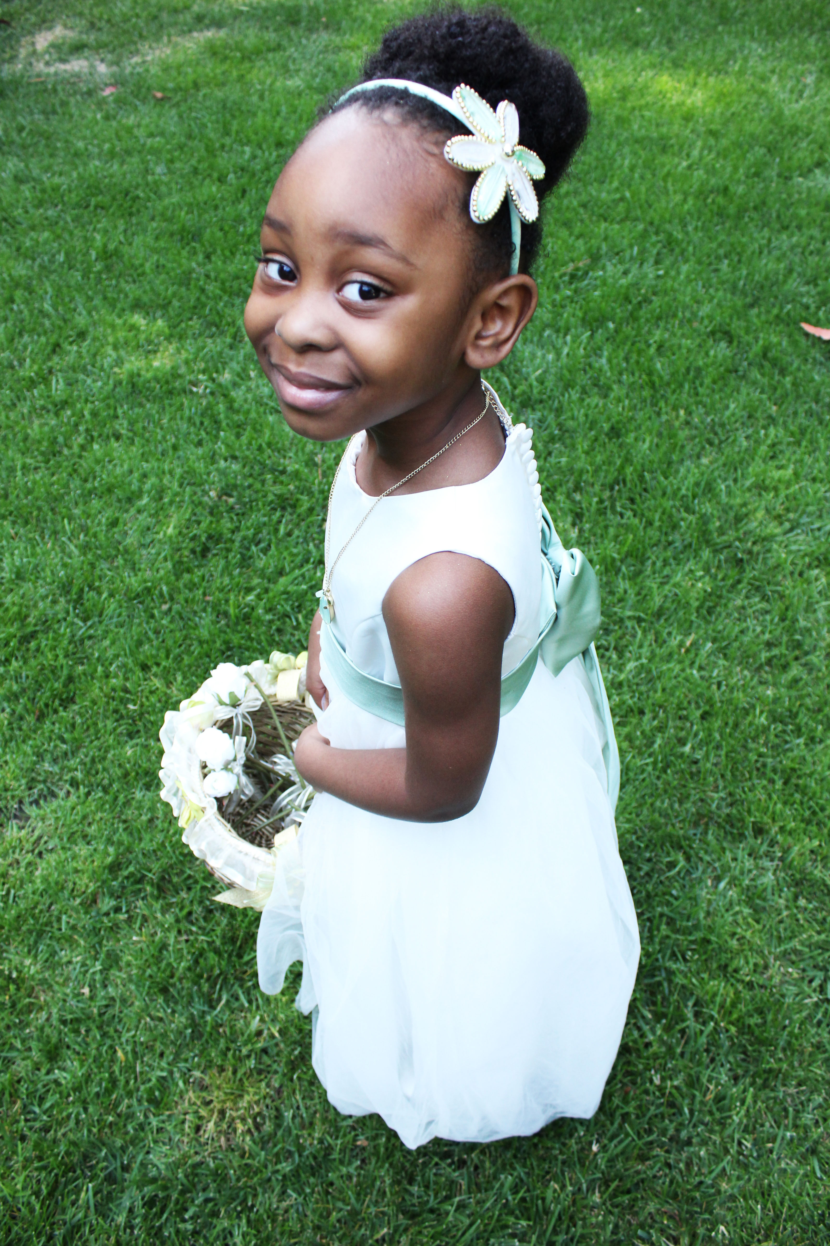 Flower Girl at Fern Grove